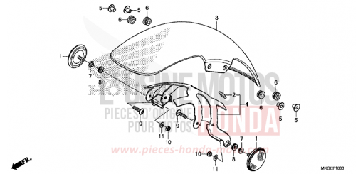 KOTFLUEGEL, VORNE CMX500AL de 2020
